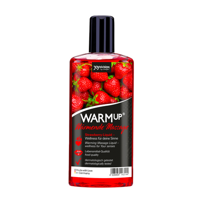 WARMup - Gearomatiseerde Verwarmende Glijmiddel - Aardbei - 5 fl oz / 150 ml
