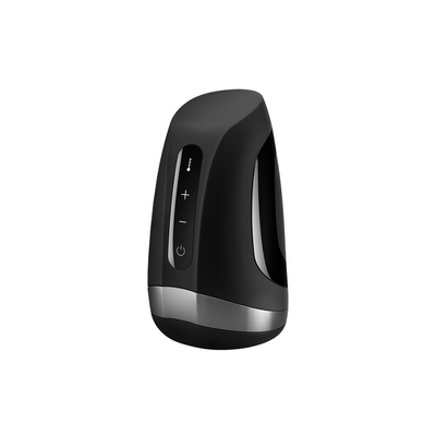 Mannen Heat Vibration - Verwarmende en Vibrerende Masturbator - Zwart