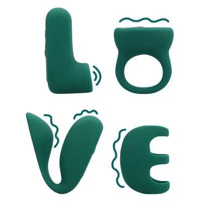 'LOVE' (S)explore Set - Groene Kristal