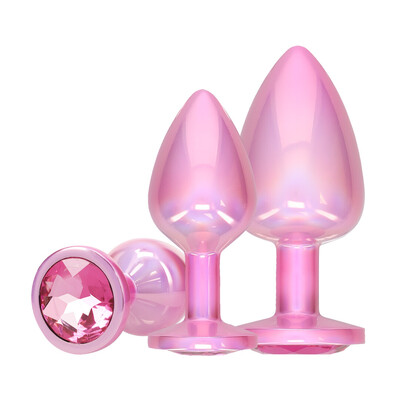 Paris Collection - Metalen Anale Plug Set - Roze