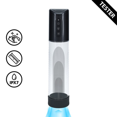 HyperPump - Oplaadbare Penis Pomp - Gun Metal - Tester