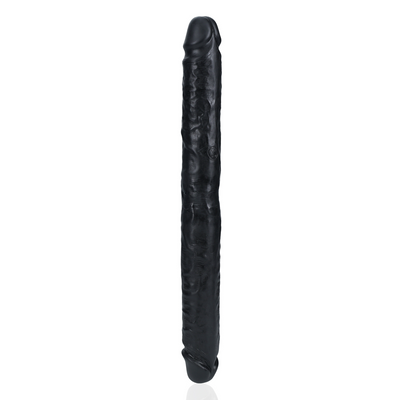 Slim Double Ended Dong 14 / 35,6 cm - Zwart