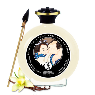 Eetbare Lichaamsverf - Vanille en Chocolade Verleidingen - 3,5 fl oz / 100 ml