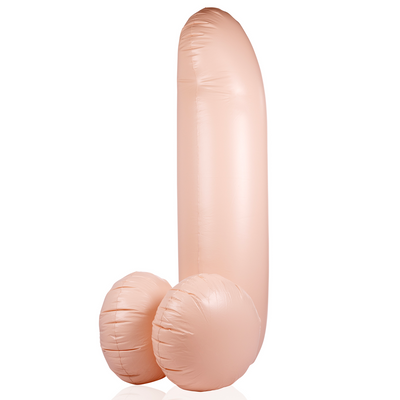 Opblaasbare Dildo - 55''/ 140 cm - Vleeskleur